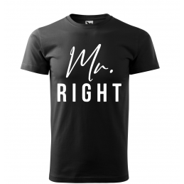 Pánske Tričko "Mr. Right"